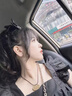 JAVC韓系甜辣風(fēng)套裝純欲辣妹蝴蝶結(jié)小飛袖吊帶襯衫上衣牛仔短褲兩件套 黑色上衣+牛仔短褲【兩件套】 M 建議90-105斤 曬單實拍圖