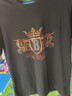 匡都（KRDUGBR）香港潮牌短袖T恤男輕奢夏季男裝燙鉆印花圓領半袖打底衫冰絲免燙 黑色A53 XL 【125-140斤】 曬單實拍圖