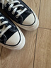 匡威（Converse）1970s男女鞋經(jīng)典三星標(biāo)低幫情侶帆布鞋運(yùn)動休閑板鞋學(xué)生鞋多巴胺 162058C 經(jīng)典低幫黑 39 /6 曬單實(shí)拍圖