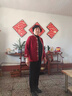 俞兆林本命年媽媽秋冬裝50-60歲洋氣新中式針織外套中老年人國(guó)風(fēng)上衣服 棗紅色 XL建議120-130斤 均碼 曬單實(shí)拍圖