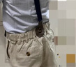 GOKU男童禮服套裝夏季兒童背帶褲花童小西裝英倫風(fēng)幼兒園畢業(yè)服演出服 藍色 110 （建議體重30-37斤） 曬單實(shí)拍圖