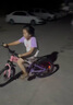 鳳凰山地自行車男女變速山地車碟剎青少年兒童自行車學(xué)生單車 星際 粉紫【單速+輻條輪】 20寸【適合125-160cm】 曬單實(shí)拍圖