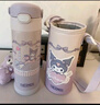 膳魔師（THERMOS）兒童保溫吸管直飲杯庫洛米316不銹鋼男女學(xué)生開學(xué)必備水壺500ml粉 曬單實拍圖
