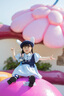 可英 GOWINBABY女童連衣裙2025夏季女孩裙時尚女寶兔子公仔連衣裙兒童洋氣公主裙 藍色 110 （適合身高100cm-110cm） 曬單實拍圖