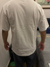 戰(zhàn)浩【2件】新疆棉260g重磅純棉短袖t恤男寬松純色打底衫白T半袖體恤 白色+白色 XL 建議【150-170斤】 曬單實(shí)拍圖