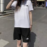 北面羽王2025新款夏季短袖T恤男女同款情侶戶外舒適透氣休閑短袖重磅半袖 白色 XL (175) 140-160斤 曬單實(shí)拍圖