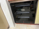 萬(wàn)寶嵌入式消毒柜家用小型廚房碗筷餐具多功能三層128L大容量高溫消毒碗柜三層 二星級(jí) 120L 黑拉手三層+16功能+透視窗 曬單實(shí)拍圖