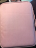 易途一客多功能ipad收納包加絨防震防塵平板電腦包內膽包手提收納包輕薄 粉色 11吋 曬單實(shí)拍圖