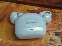 essonio意大利品牌【耳夾式旗艦款】無(wú)線(xiàn)骨傳導概念藍牙耳機藍牙6.0一拖二不入耳開(kāi)放跑步運動(dòng)通話(huà)耳機 冰晶白【雙設備連接+全景音效】 曬單實(shí)拍圖