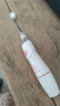 BabySmileRainbow兒童電動(dòng)牙刷嬰幼兒寶寶電動(dòng)牙刷專用替換刷頭軟毛硬毛0-3-12歲 206粉色 曬單實(shí)拍圖