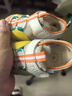 泰蘭尼斯夏季新款嬰幼兒步前鞋透氣學(xué)步童鞋機能鞋女寶防滑涼鞋白/黃18 曬單實拍圖