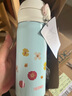 膳魔師（THERMOS） 進(jìn)口輕量便攜保溫保冷杯高顏值禮物男女學(xué)生水杯JNL-402系列 JNL-402 P-B 藍色小花  400ml 曬單實(shí)拍圖
