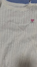 lagogomiu系絞花短袖針織衫女拉谷谷2025年夏季新款愛心刺繡上衣 米白色 M 曬單實(shí)拍圖