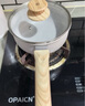 京東京造奶鍋 輔食鍋嬰兒麥飯石色不粘煎煮湯鍋泡面鍋燃?xì)怆姶艩t通用18cm 曬單實拍圖