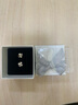 芯奢S999足銀四葉草耳釘女耳環(huán)養(yǎng)耳洞飾品女生日禮物送老婆閨蜜禮物 兩只裝 曬單實(shí)拍圖