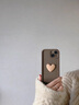 RIK SMITS適用蘋果16promax手機殼全包女生防指紋iphone15保護套防摔13/14高級感個性立體愛心2025新款禮物 酒紅色【升級版】進口材質(zhì)+加厚硅膠防摔+親膚手感 iPhone 1 曬單實拍圖