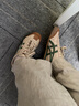 Onitsuka Tiger鬼塚虎經(jīng)典復古男女奶茶色輕便運動(dòng)休閑鞋MEXICO 66? 1183C102 米色 37 曬單實(shí)拍圖