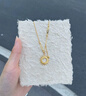瑞諾黃金太陽花項(xiàng)鏈女新款時(shí)尚潮流鎖骨鏈999足金套鏈七夕禮物送女友 勿拍/精美包裝定金 曬單實(shí)拍圖