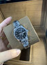 LOUGOES瑞士浪LONGINES琴女士手表機械表超薄夜光時(shí)尚簡(jiǎn)約專(zhuān)用款韓版鎢鋼 本色白面 曬單實(shí)拍圖