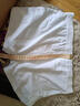 雅鹿男士白色內褲男抗菌襠男生款純棉平角短褲男式四角褲 白色+白色 2條 3XL 【建議160-180斤】 曬單實(shí)拍圖