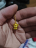 蒂蔻（Tico）七夕禮物本命年足金十二生肖黃金吊墜猴項(xiàng)鏈3D硬金猴生肖掛墜 曬單實(shí)拍圖