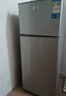 志高（CHIGO）128升雙門冰箱家用小型一級(jí)能效 冷藏冷凍小冰箱出租房宿舍辦公室二門省電保鮮速凍 以舊換新 【128D 拉絲銀】 曬單實(shí)拍圖