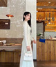 Chiecu Kscbn輕奢包包女包牛皮凱莉包手提斜挎包單肩包七夕情人節(jié)生日禮物 白色【送老婆送女友送媽媽】 曬單實(shí)拍圖
