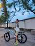 鳳凰（Phoenix）兒童自行車男女學(xué)生6-15歲變速山地車 超越二代 20寸 輻條輪 白藍(lán) 曬單實拍圖