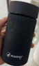 御駕道（YUJIADAO）御駕道保溫杯子泡茶杯男士高顏值女水杯個人便攜不銹鋼小巧車載 炫酷黑 380ml 曬單實拍圖