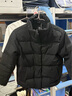 安踏（ANTA）面包羽絨丨泡芙短款羽絨服女裝冬季新款流光風(fēng)加厚保暖棉服外套 【黑巧】基礎黑-5 S (充絨量117) 曬單實(shí)拍圖