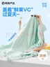 網(wǎng)易嚴(yán)選果凍被雙面涼感夏被空調(diào)被A類母嬰級涼而不冰  雪霜青檸150*200cm 曬單實(shí)拍圖