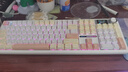 狼蛛（AULA）F108pro客制化機械鍵盤 有線Type-c/藍牙/2.4G無線三模連接 Gasket結構 RGB燈效辦公電競游戲鍵盤 摩卡慕斯【F108pro】焦糖拿鐵軸 曬單實拍圖