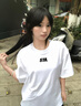 STA春夏潮牌基礎(chǔ)款小logo印花多色短袖t恤男夏季純棉情侶百搭體恤衫 白色 M 曬單實(shí)拍圖