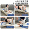 勞可里尼（NOCOLLINY）兒童洗頭躺椅寶寶洗頭神器可折疊家用小孩坐洗發(fā)嬰兒洗頭發(fā)床凳子 【旗艦款】洗頭椅+洗頭槽+排水管 20°傾角靠背，洗頭不濕衣 曬單實拍圖