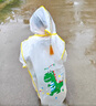 牧萌兒童雨衣男童女童防水全身雨披幼兒園小學(xué)生雨具 黃色小黃鴨 S 曬單實(shí)拍圖