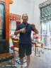寶財(cái)羊父親節(jié)禮物實(shí)用爸爸夏季套裝短袖t恤男冰絲運(yùn)動(dòng)polo衫中老年衣服 曬單實(shí)拍圖