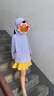 左西兒童防曬衣女童夏季2025新款冰絲女孩涼感防紫外線外套 紫色 140 曬單實(shí)拍圖