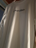 Calvin KleinJeans25秋季新款男士休閑通勤ck字母印花圓領(lǐng)打底衫長(zhǎng)袖T恤上衣 YAF-月光白 M 曬單實(shí)拍圖