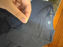 無(wú)印良品（MUJI） 女式 棉厚款 U領(lǐng) 八分袖T恤 FCD76C3A 紫色 L 165/88A 曬單實(shí)拍圖