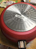 特福（Tefal）可拆卸煎鍋26cm可變烤盤餐具電磁爐烤箱燃?xì)庠钔ㄓ?曬單實(shí)拍圖