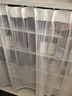 豫華德洞洞板鞋架簡易收納一體鞋柜家用臥室多層鞋架多功能玄關(guān)柜收納 無簾奶油白-長60贈21件套+磁扣 曬單實拍圖