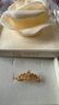中國黃金（CHINA GOLD）皇冠黃金戒指女足金活口首飾戒指七夕情人節(jié)禮物送女友老婆生日 足金戒指_戀語禮盒 曬單實(shí)拍圖