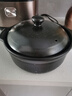 砂鍋家用耐高溫明火燃氣煤氣煲湯燉菜煲仔飯陶瓷燉鍋寬口平口火鍋 4.3升（適用4-5人） 4.3L 曬單實(shí)拍圖