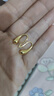 中國(guó)珠寶硬金水滴黃金耳環(huán)女足金耳釘飾品生日禮物送女友老婆結(jié)婚紀(jì)念日 足金水滴耳環(huán)一對(duì)【金重約1.2g】 曬單實(shí)拍圖