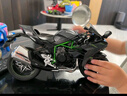 赟婭川崎h2r大號摩托車(chē)模型仿真機車(chē)玩具合金車(chē)模收藏男生日節日禮物 1/9寶馬1000RR+實(shí)木燈光防塵罩 曬單實(shí)拍圖