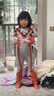 格麗喬奧特曼衣服女童套裝迪迦賽羅連體衣幼兒園兒童cos演出服女 格麗喬衣服+手套+面具+披風(fēng)+寶劍 110cm 曬單實(shí)拍圖