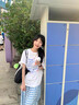 妙奕嘉白色短袖女t恤寬松新款2025年上衣女士顯瘦遮肚子正肩女生體恤 趣味金魚海星白色短袖 L 【建議100-115斤】 曬單實拍圖