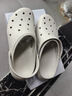 斯凱奇（Skechers）泡泡鞋夏季男鞋涼鞋輕便透氣舒適洞洞鞋男款透氣25年3160 自然色/NAT 42 曬單實(shí)拍圖