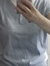科蒙.博卡2025春夏桑蠶絲新款圓領(lǐng)針織衫女短袖假開衫純色修身上衣 蜜桃粉 XL 曬單實(shí)拍圖