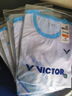 威克多（VICTOR）2025新款羽毛球服 透氣快干男女款比賽訓練日常針織運動(dòng)短袖T恤 T-50022/M晴天藍 男款 L 曬單實(shí)拍圖